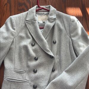 Banana Republic Crop jacket grey tweed Size 6